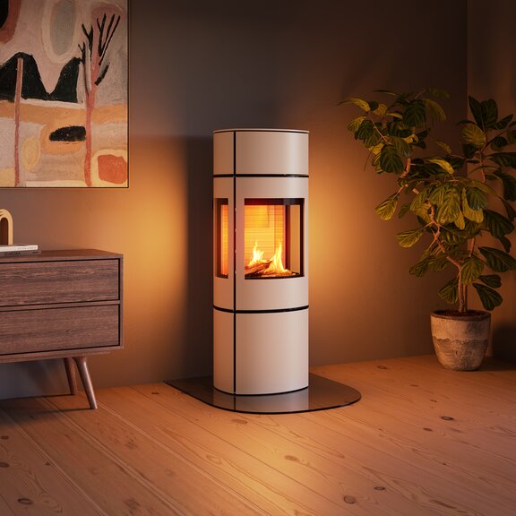 CARO 130 GAS in the colour sand at a cosy dusk